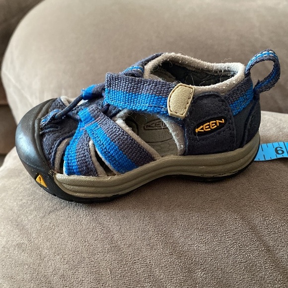 Keen Newport Sandals Blue Size 4 Outdoor Summer Sandals Hook and Loop‎ Navy Blue - Picture 8 of 10